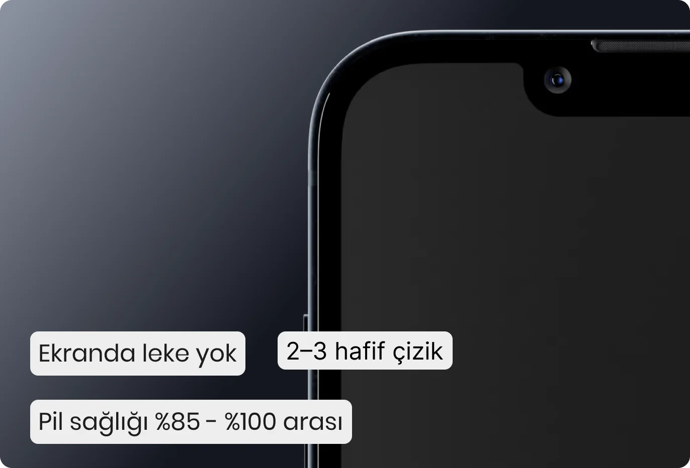 Mükemmel durumda